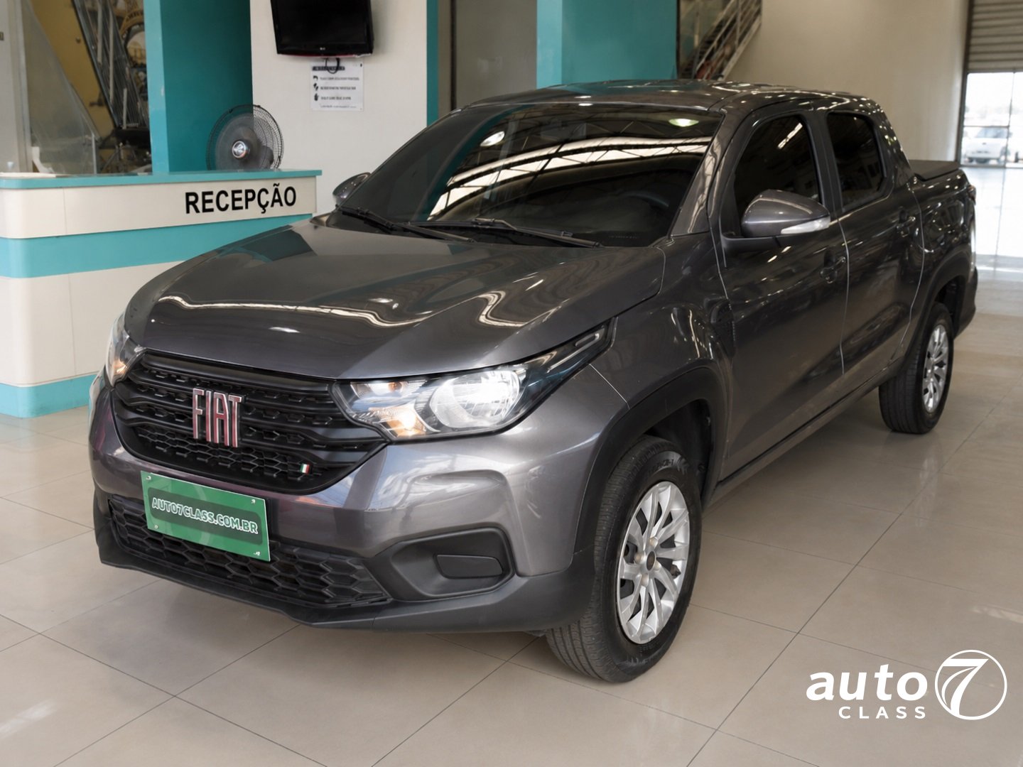 FIAT STRADA 1.3 FIREFLY FLEX FREEDOM CD MANUAL Cinza - Auto7 Class