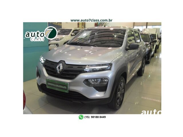 RENAULT KWID 1.0 12V SCE FLEX ZEN MANUAL Prata - Auto7 Class