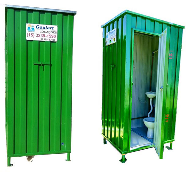 Banheiros estruturais (não químicos)